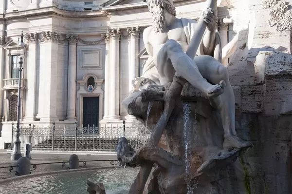 Vierströmebrunnen in Rom, Italien