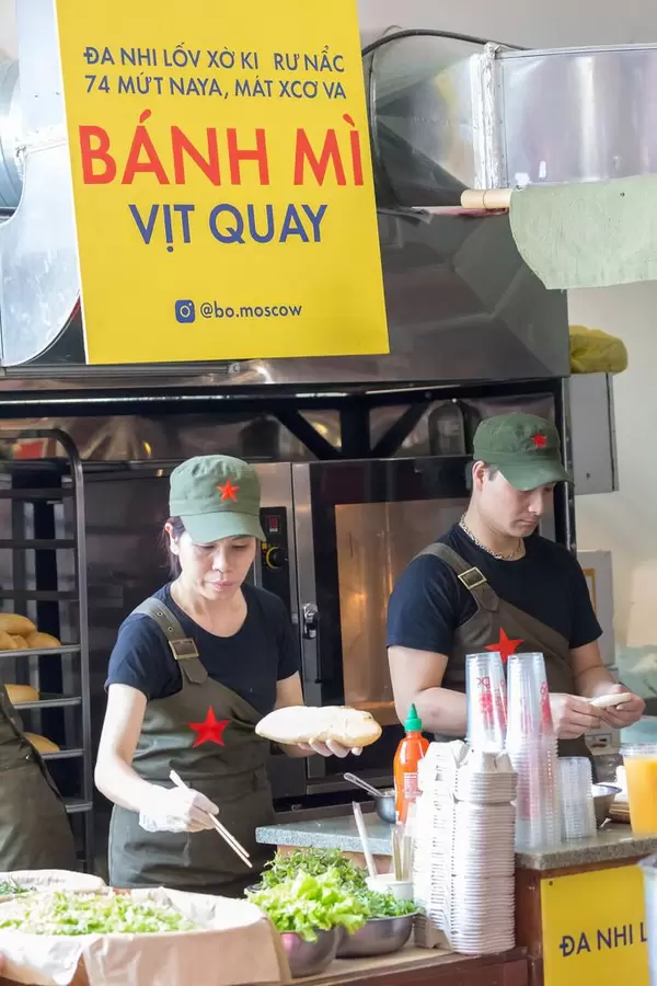 Vietnamese restaurant at Danilovsky Market in Moscow