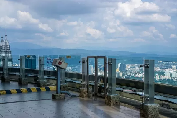 View from the Sky Deck at KL Tower in Kuala Lumpur