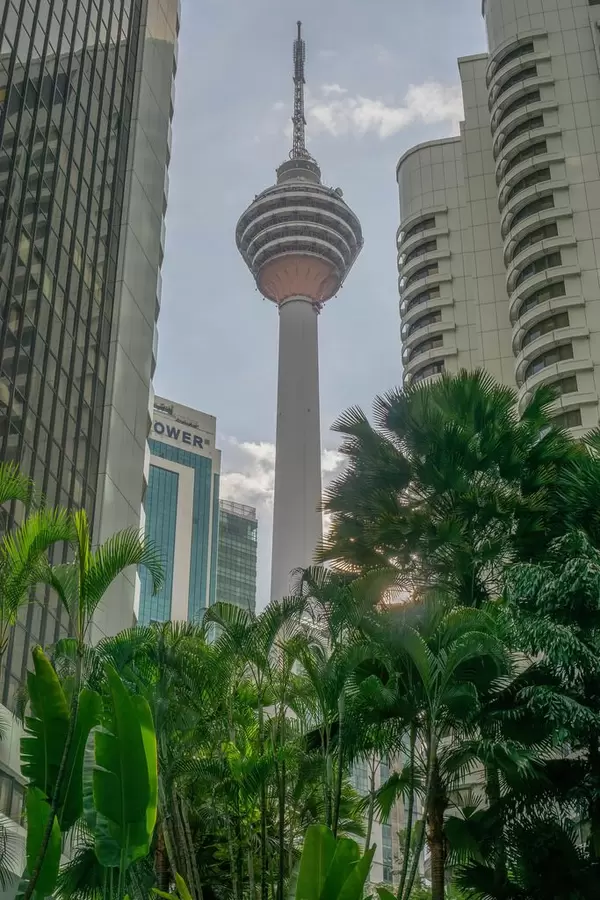 View of KL Tower and other Buildings in Kuala Lumpur