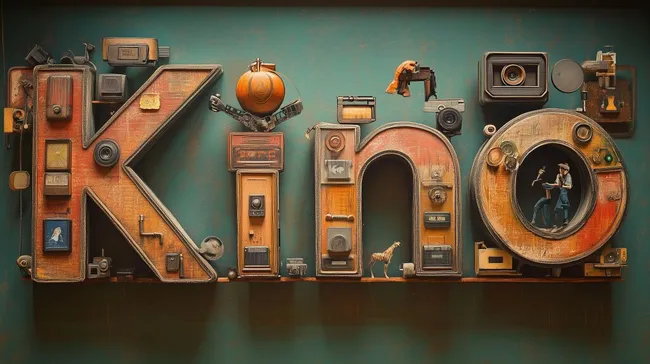 Vintage-Fotografie-Equipment: Filmrollen und Projektoren