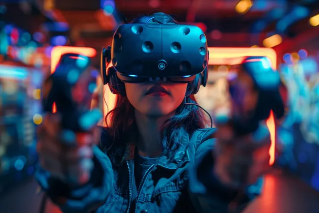 Virtuelle Realität - Futuristisches Erlebnis