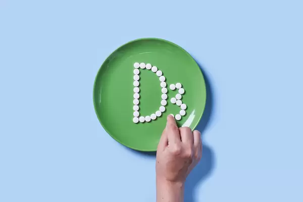 Vitamin D3 made of medical tablets