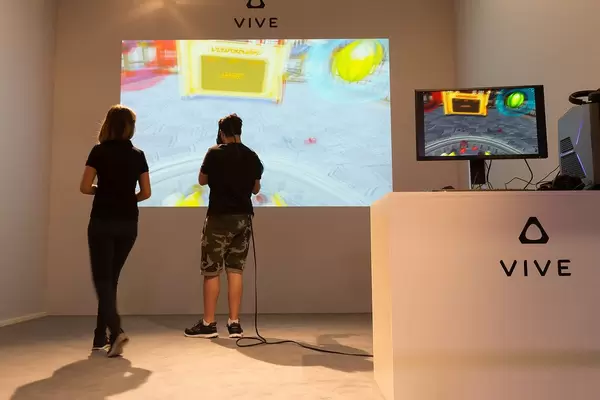 Vive VR Headset demonstration