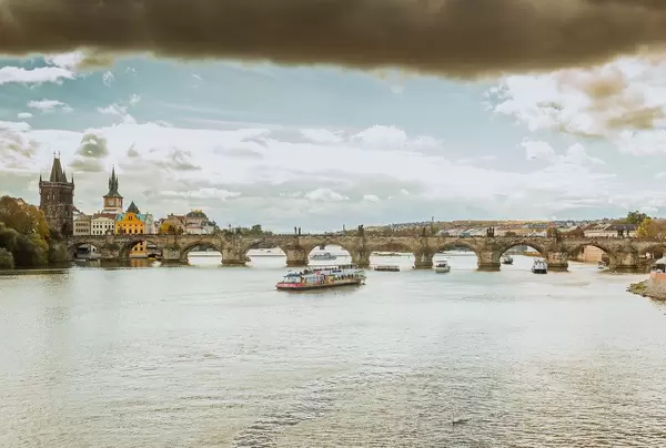Vltava River in Prague