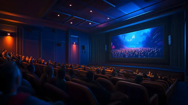 Volles Kino: Begeistertes Publikum im modernen Kinosaal