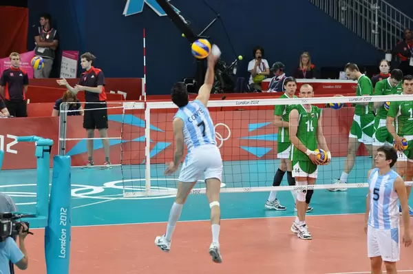 Volleyball Argentina gegen Bulgarien - London Olympics 2012