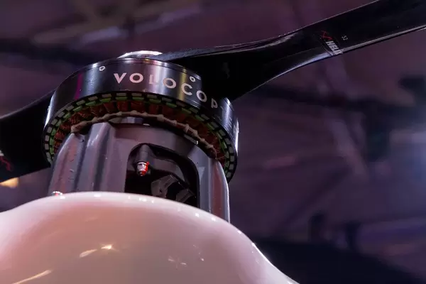 Volocopter Rotorblatt close up auf der Digital X in Köln