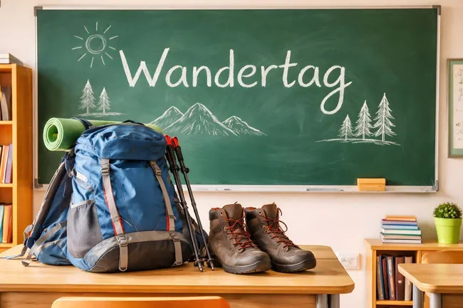 Vorbereitung für den Wandertag mit der Schule