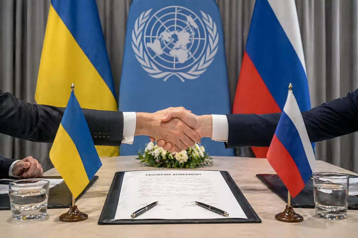 Waffenstillstandsabkommen zwischen Ukraine und Russland