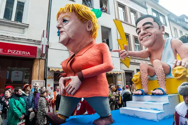 Wagen: Angela Merkel und Alexis Tsipras