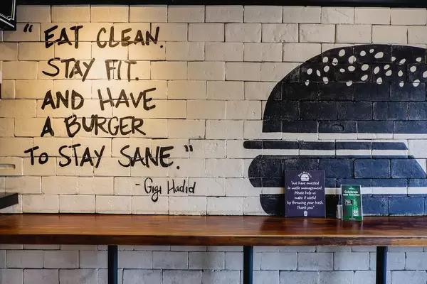 Wall design of a local food chain in Bacolod