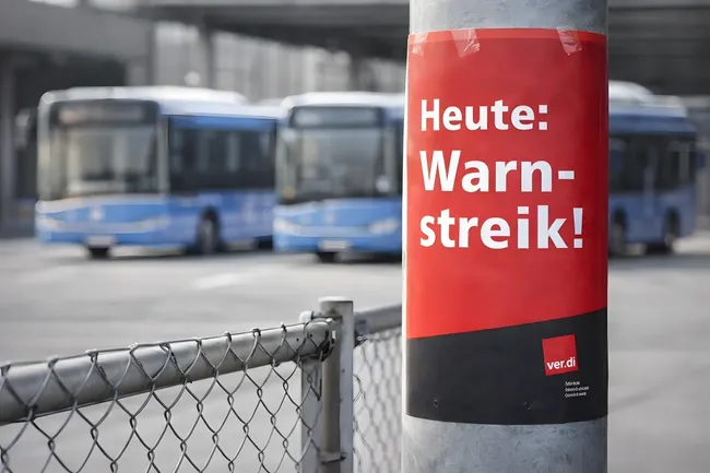 Warnstreikankündigung im öffentlichen Nahverkehr