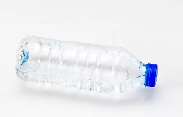 Water Bottle on a White Background