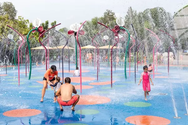 Water Games in Botanic Garden, Singapore