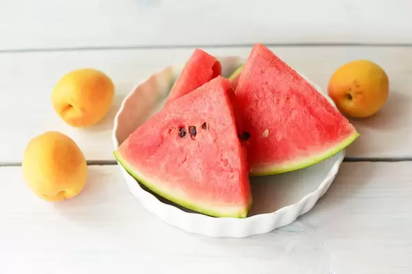 Watermelon and apricot