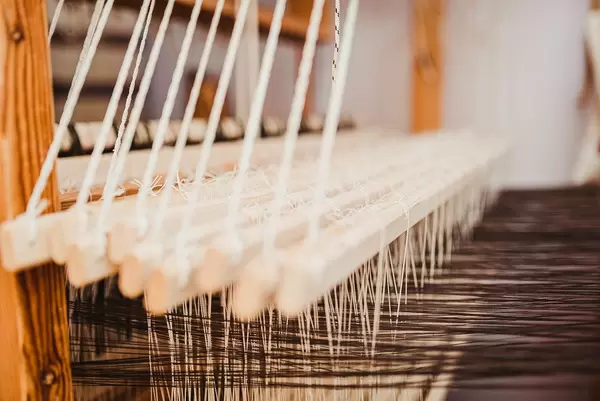 Weaving Background With Wool Yarns.JPG