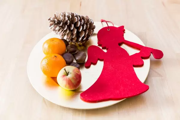 Weihnachts Engel rot