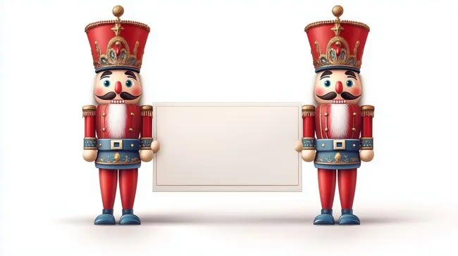 Weihnachtsdekor mit freiem Plakat