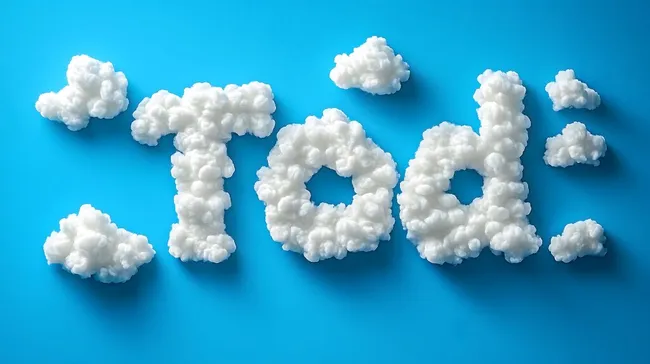 Weiße Wolkenformationen auf blauem Himmel