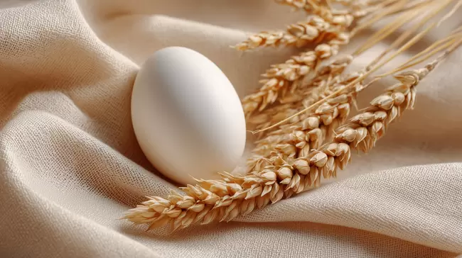 Weizenkörner und Wachstum - Ökologische Landwirtschaft