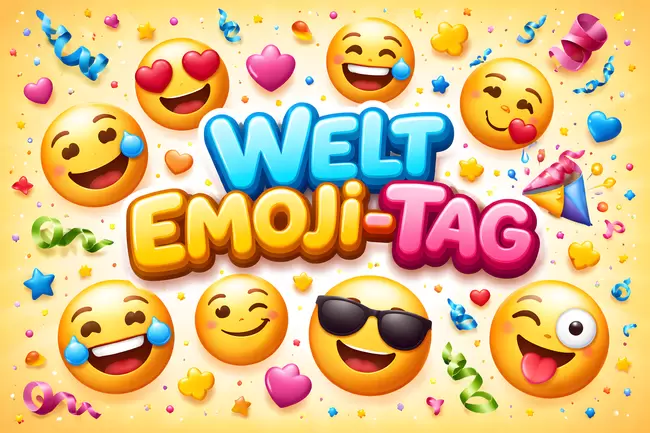 Welt-Emoji-Tag am 17. Juli