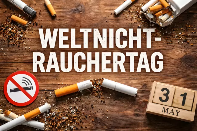 Weltnichtrauchertag am 31. Mai — Zigaretten stoppen