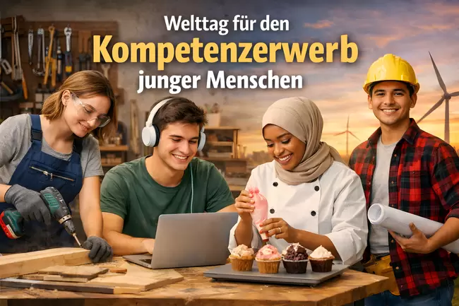 Welttag für den Kompetenzerwerb junger Menschen am 15. Juli