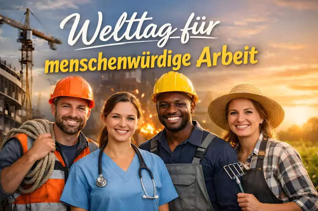 Welttag für menschenwürdige Arbeit am 7. Oktober