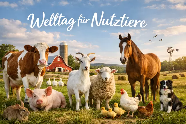 Welttag für Nutztiere am 2. Oktober
