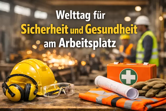 Welttag für Sicherheit und Gesundheit am Arbeitsplatz am 28. April