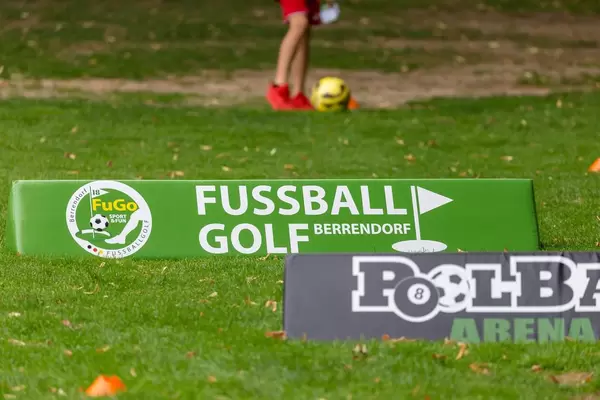 Werbung für Fußballgolf Berrendorf