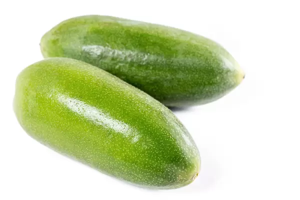 Whole fresh curuba exotic fruits