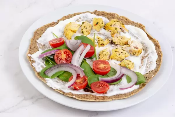 Whole Wheat Flour Tortillas with Chicken and Vegetables