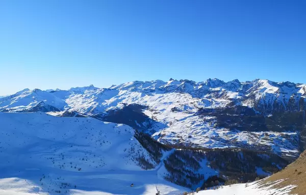 Winter mountains view  Flip 2019