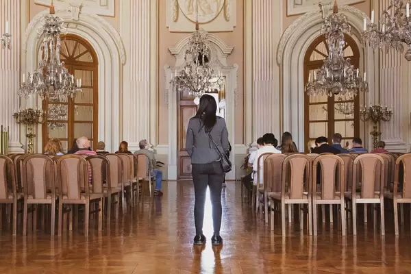 Woman in Austerlitz palace