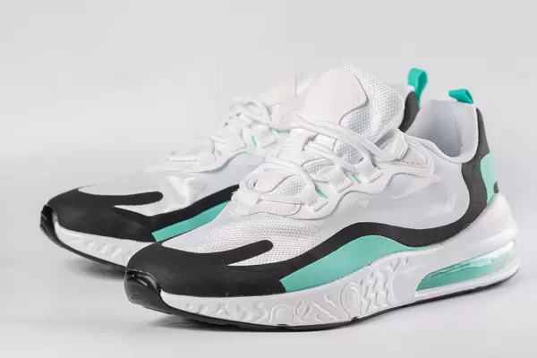 Women's new sneakers on a white background