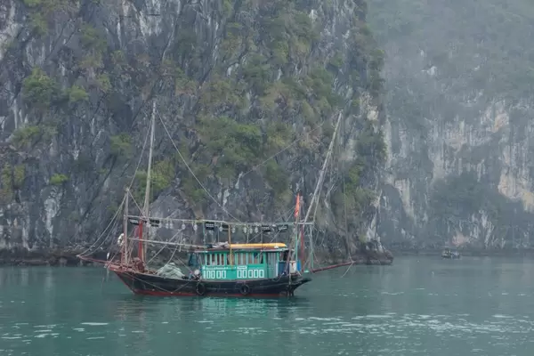 Wooden Fish Boat at Sea  (Flip 2019)