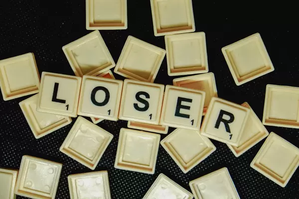 Word loser formed from scrabble