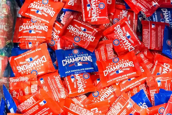 World Series Champions Milk Chocolate Squares