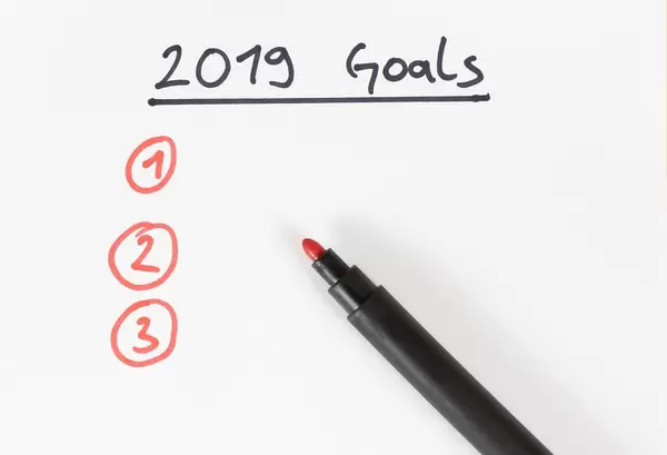 Writing down all plans and goals for 2019