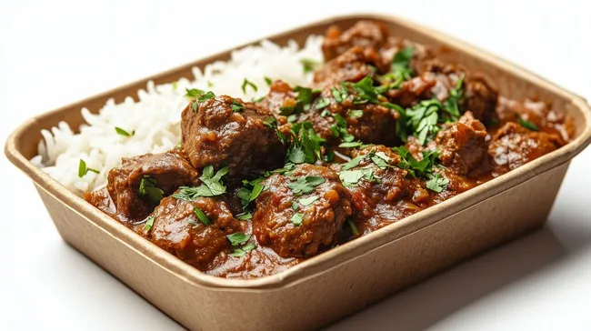 Würziges Lammcurry mit duftendem Basmati-Reis