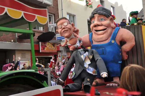 Wulff am Rosenmontagszug 2012