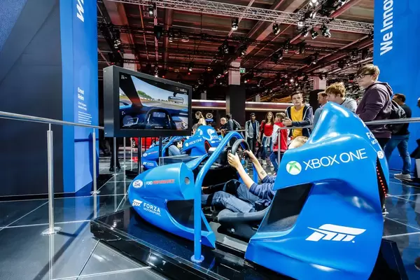XBOX One Stand von Ford Performance bei der IAA 2017 in Frankfurt am Main