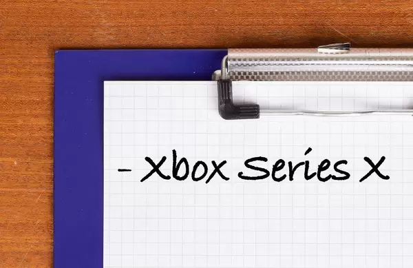 Xbox Series X text on clipboard