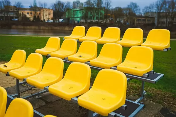 Yellow Stadium Chair,Pattern With Chairs (Flip 2020)