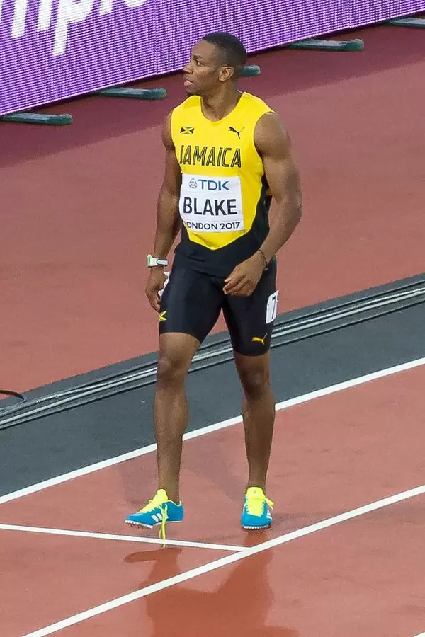 Yohan Blake after the Men's 100m Final in London 2017
