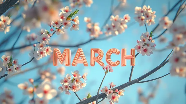 Zarte Kirschblüten im japanischen Frühling