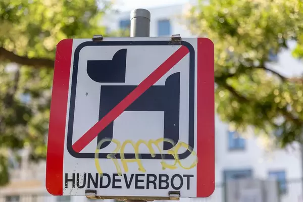 Zeichen für Hundeverbot