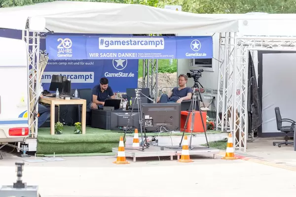 Zelt von GameStar im gamescomCamp - Gamescom 2017, Köln